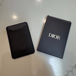 Dior Elegant Black phone Card Holder